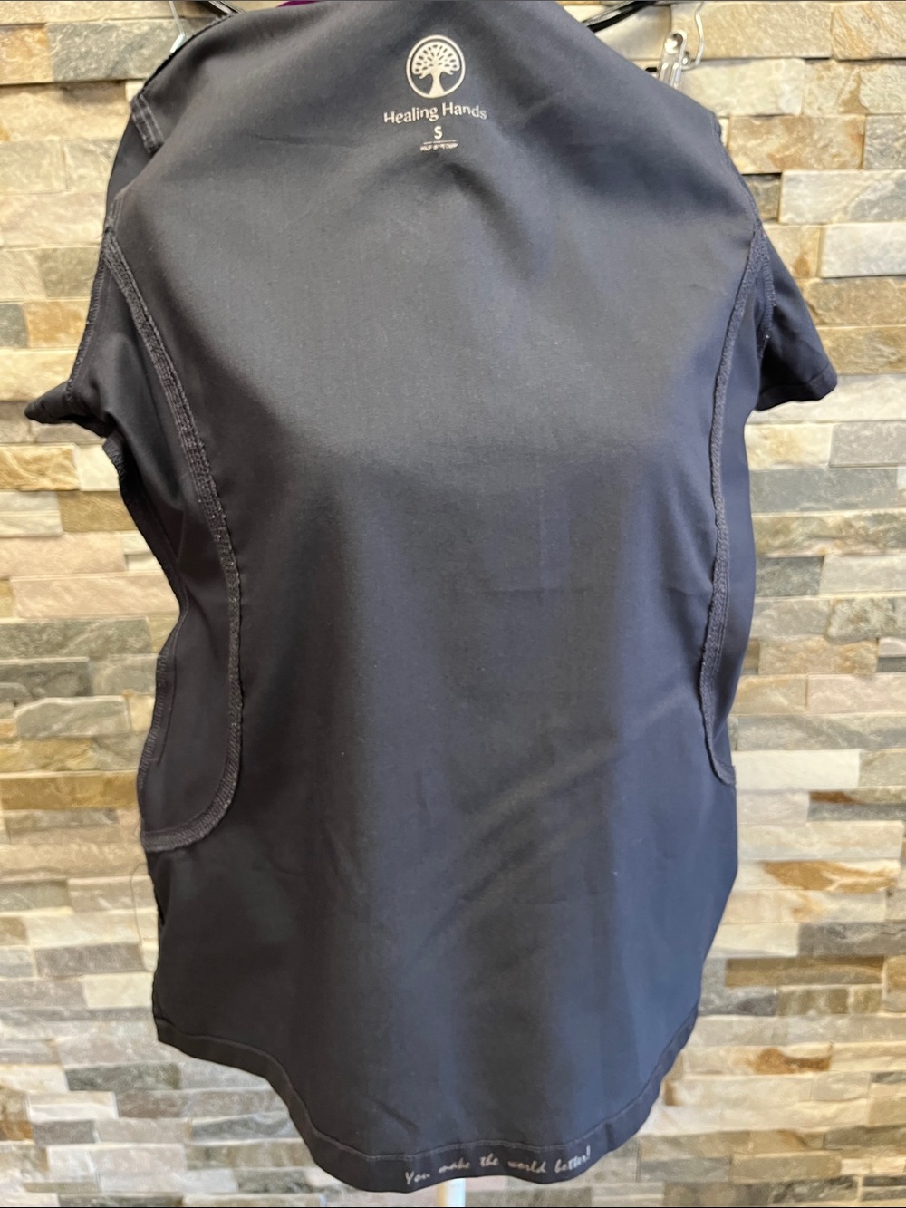 Healing Hands GrayWomen's Scrub Top and Pants Set - Picture 15 of 16